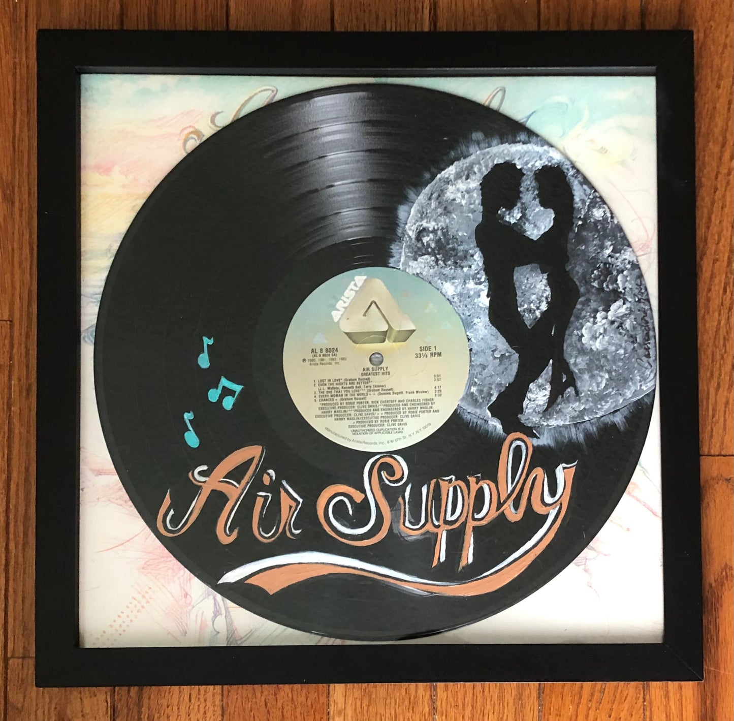 Air Supply "Greatest Hits" - VINYL ARTWORK