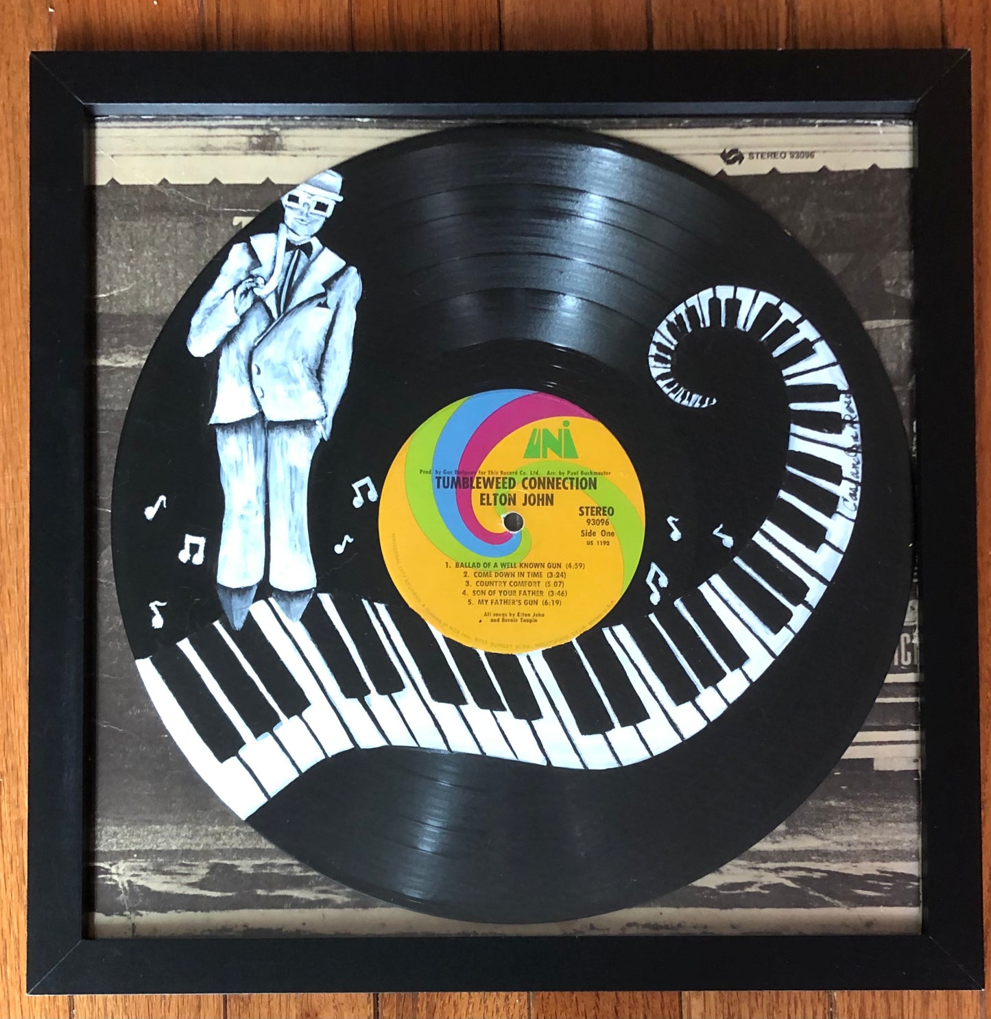Elton John "Piano Man" - VINYL ARTWORK