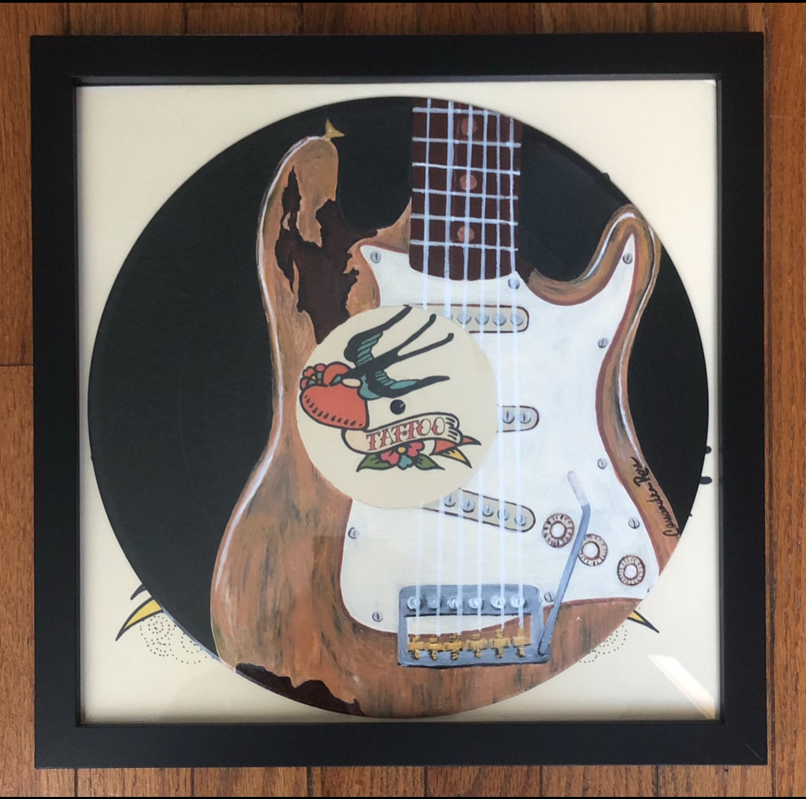 Roy Gallagher "Tattoo'd Lady" Vinyl Artwork