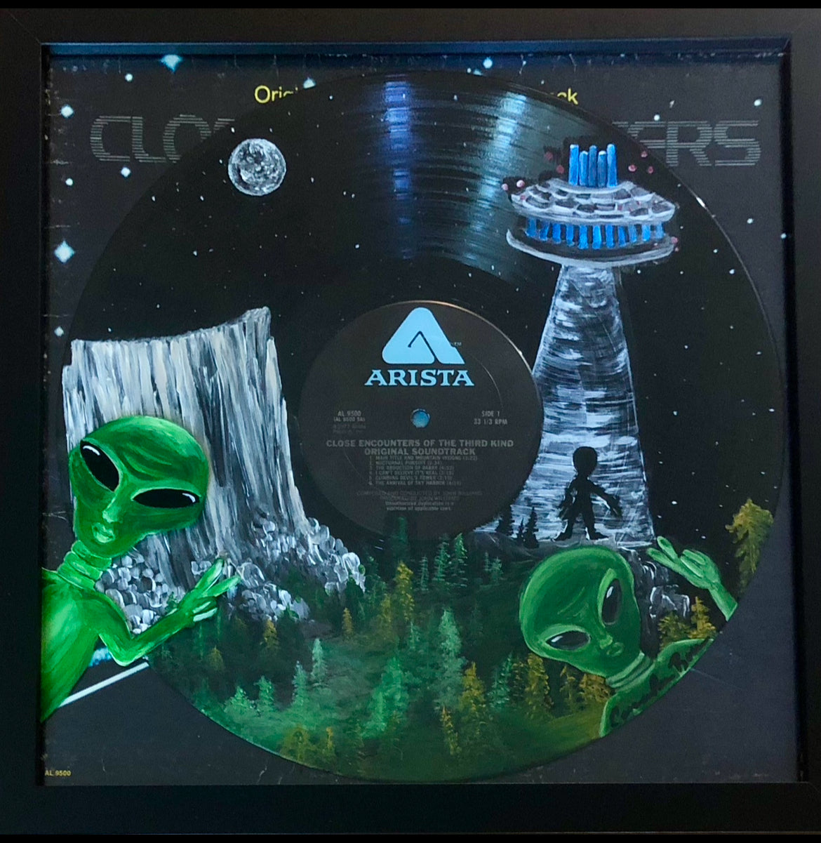 Close Encounters of the Third Kind Soundtrack "Peace" Vinyl Artwork