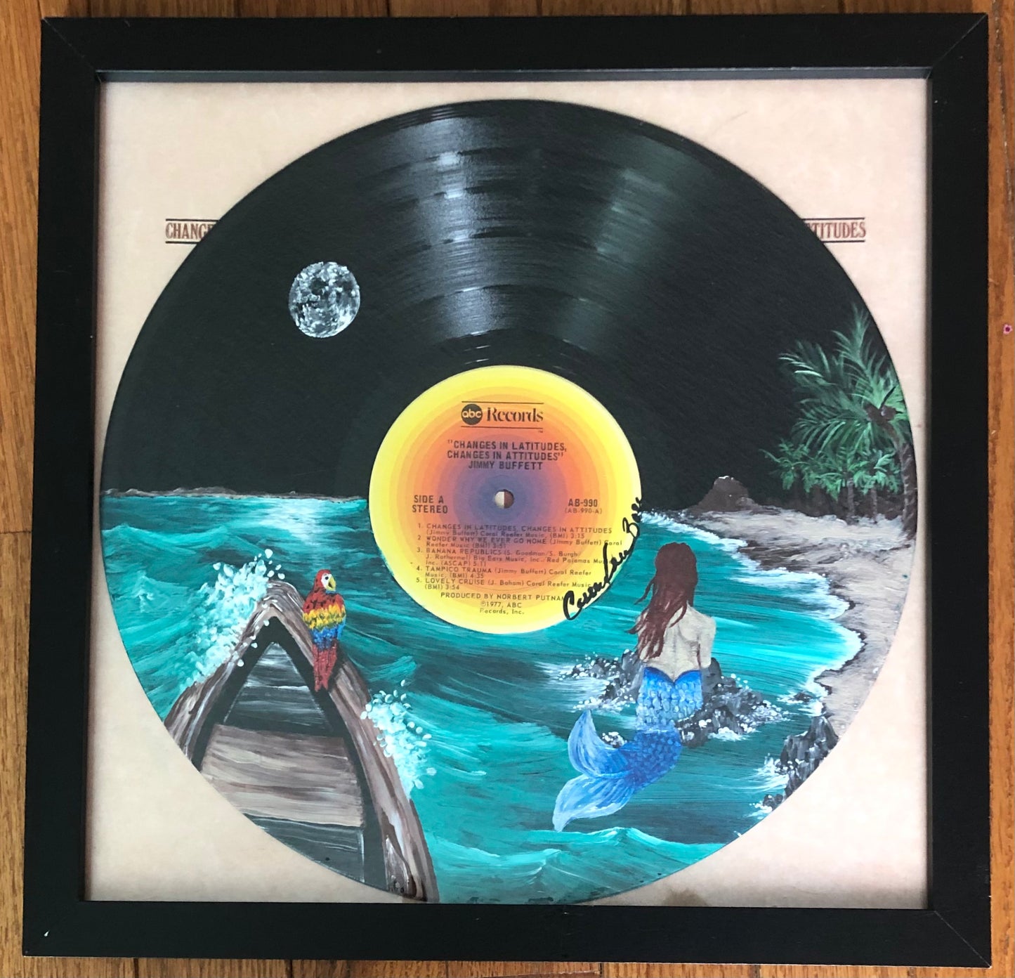 Jimmy Buffet "Changes In Latitude, Changes In Attitude" - VINYL ARTWORK