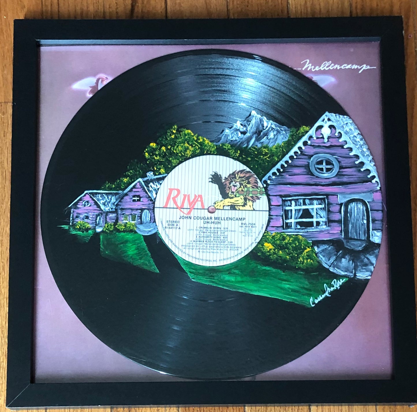 John Cougar Mellencamp "Pink Houses" - VINYL ARTWORK
