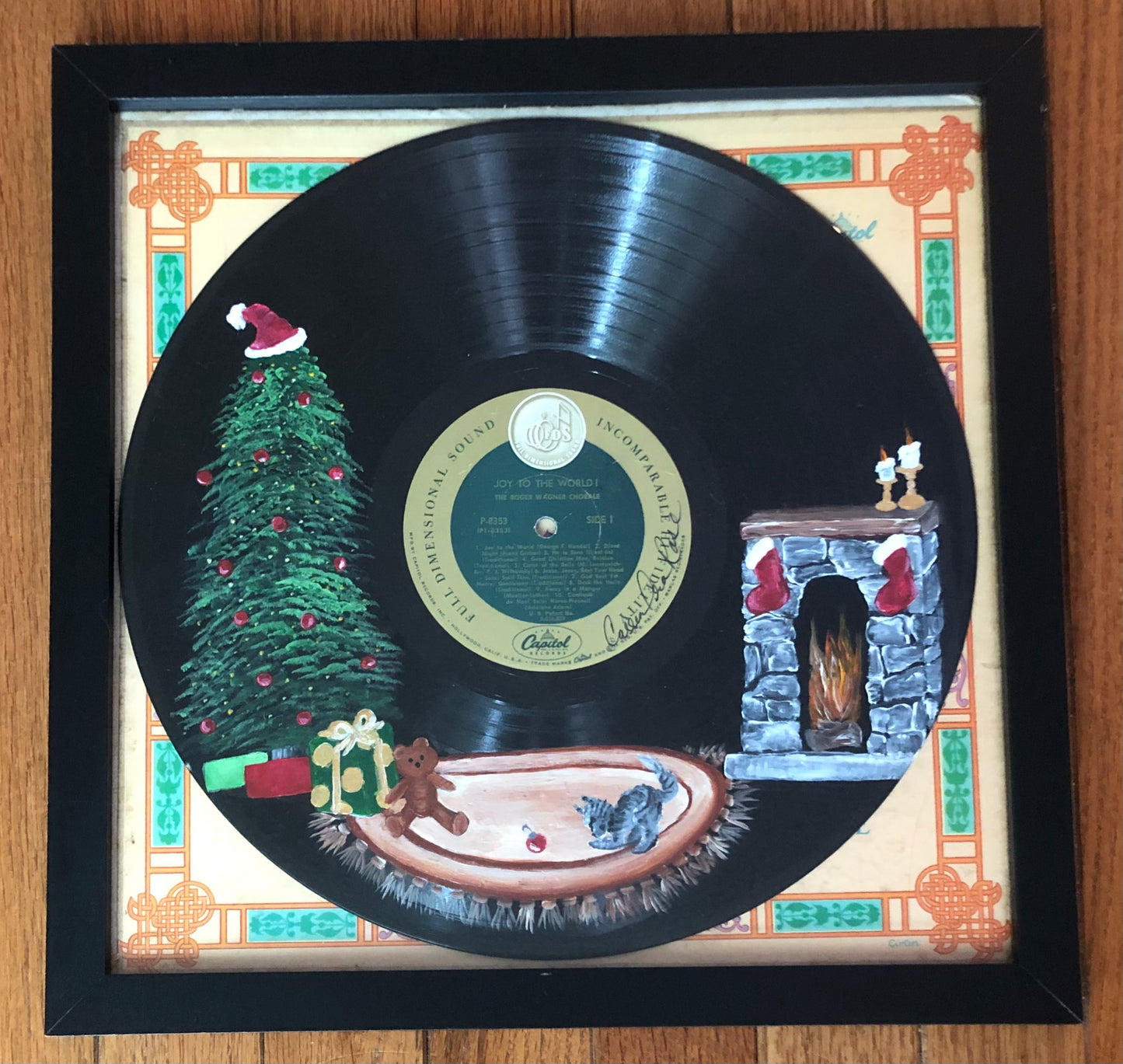 Joy To The World "Warm Cozy Christmas" - VINYL ARTWORK