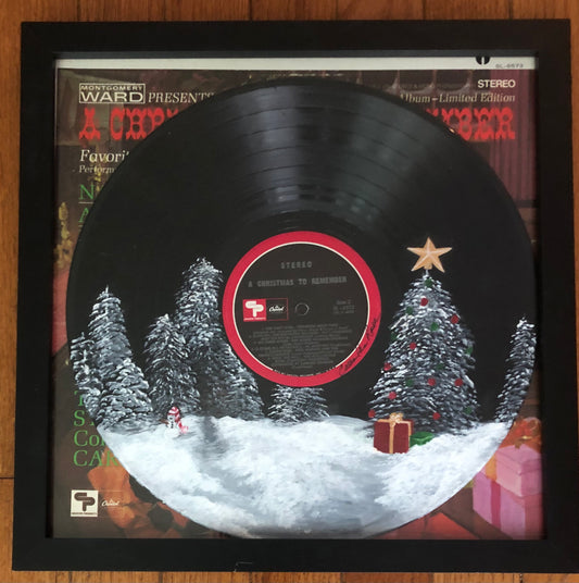 A Christmas To Remember "The Outside Christmas Tree" - VINYL ARTWORK