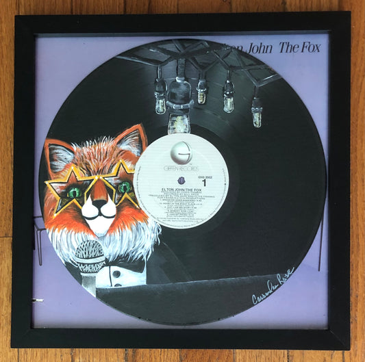 Elton John "The Fox" - VINYL ARTWORK