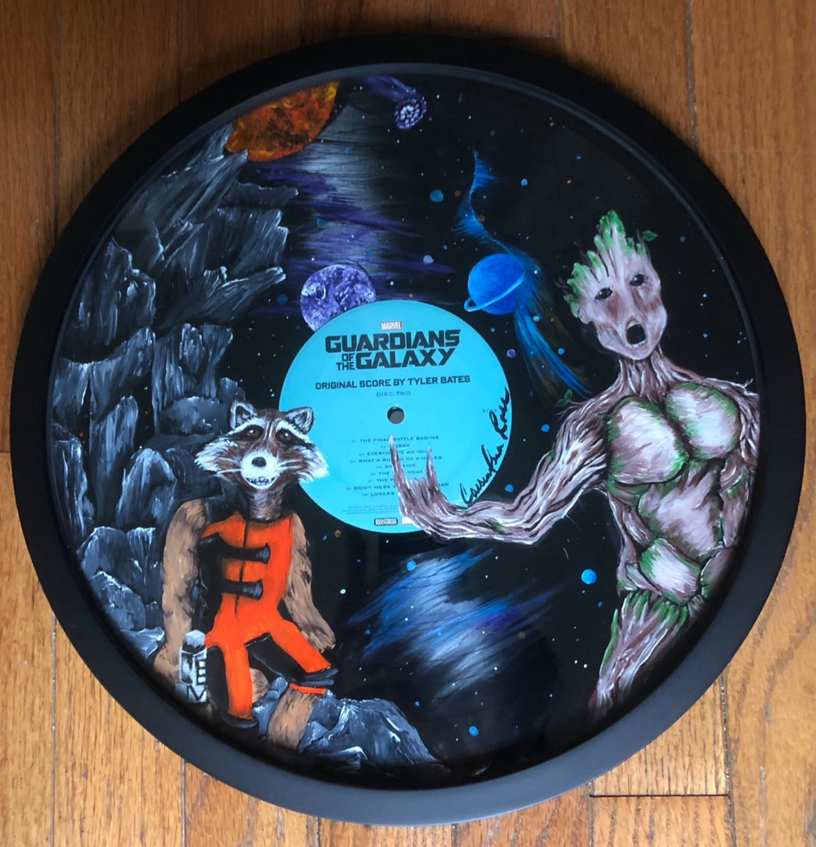 Garden of the Galaxies "Rocket and Groot" Vinyl Artwork