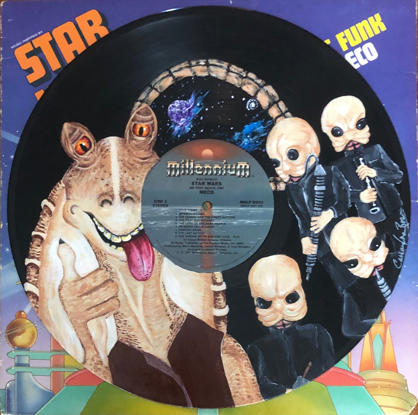 Jar Jar Binks & The Cantina Band - VINYL ARTWORK